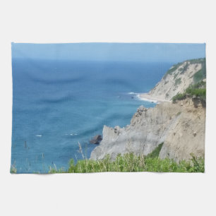 Block Island Bluffs - Block Island, Rhode island Kökshandduk
