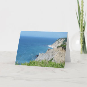 Block Island Bluffs - Block Island, Rhode Island Kort