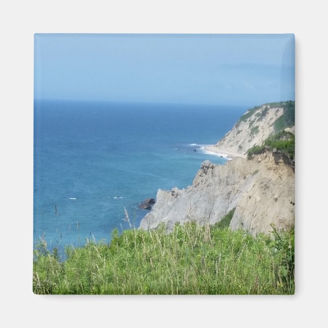 Block Island Bluffs - Block Island, Rhode island Magnet (Framsidan)
