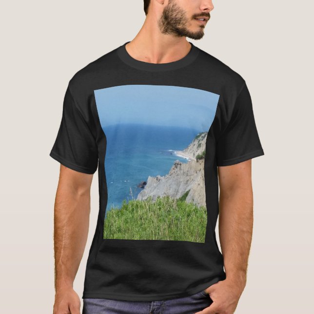Block Island Bluffs - Block Island, Rhode island T Shirt (Framsida)