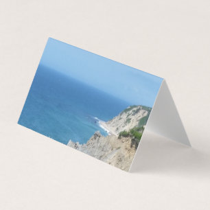 Block Island Bluffs - Block Island, Rhode island Visitkort