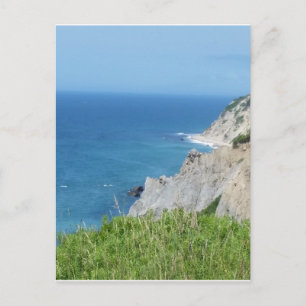 Block Island Bluffs - Block Island, Rhode island Vykort