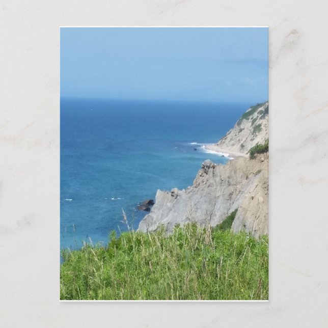 Block Island Bluffs - Block Island, Rhode island Vykort (Framsida)