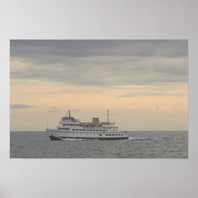 Block Island Ferry Poster (Framsidan)