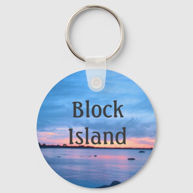 Block Island Keychain Nyckelring (Framsida)