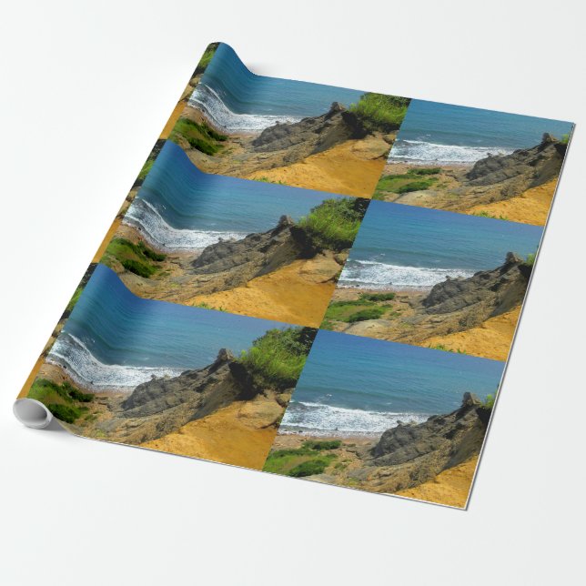 Block Island Maj Cove Presentpapper (Utrullad)