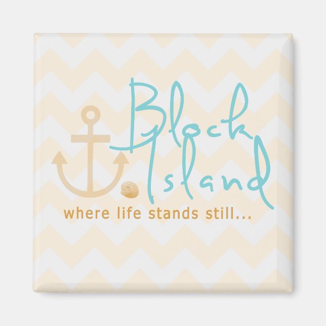 Block Island Nautical Magnet (Framsidan)