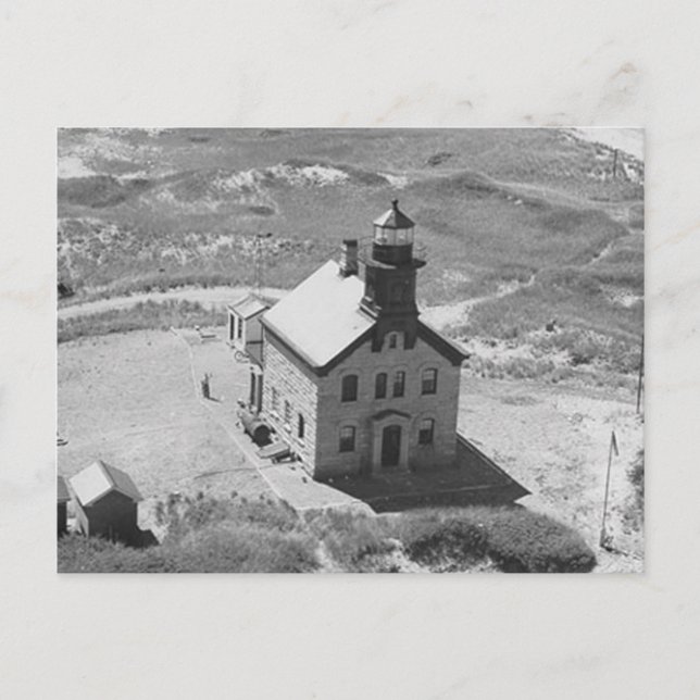 Block Island North Lighthouse Vykort (Framsida)