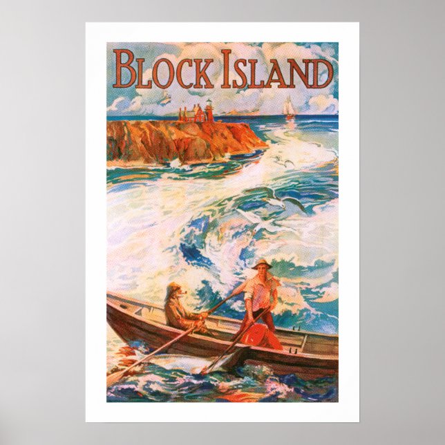 Block Island Poster (Framsidan)
