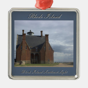 Block Island Southeast Light-ornament Julgransprydnad Metall