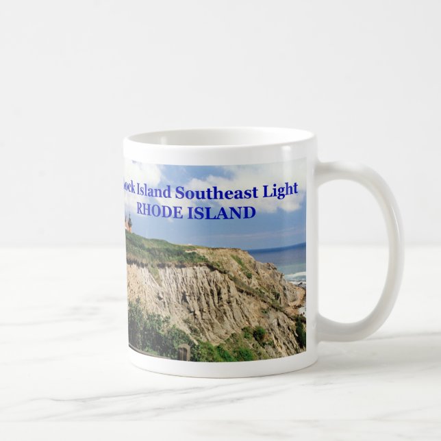 Block Island Southeast Lighthouse, Rhode island Kaffemugg (Höger)