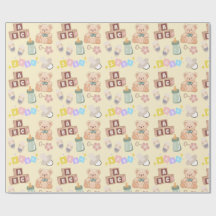Block och leksaker Baby Shower