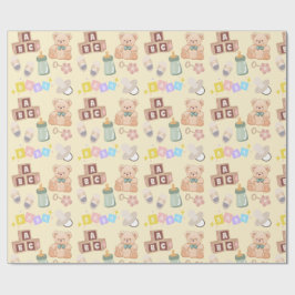 Block och leksaker Baby Shower Presentpapper