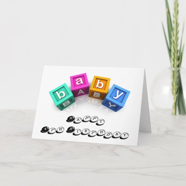 BLOCK OCH ROLIGT FÖR DIG ÄR PÅ GÅNG ***4*** I DAG KORT (Framsida)