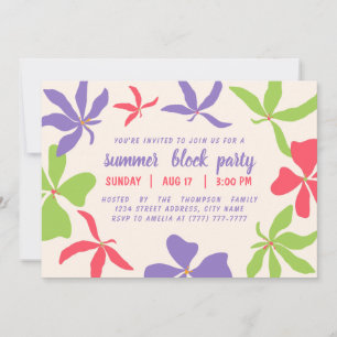Block Party Sommarpartiets inbjudan