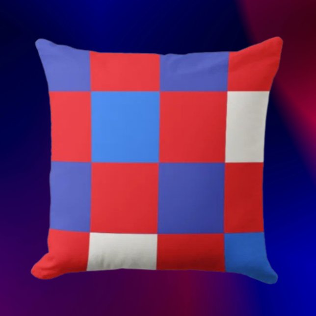 Block Party USA – Independence Day Throw Pillow Kudde (Skapare uppladdad)