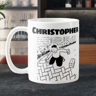 Block Paver Lagrar Väg och Patios Kaffemugg