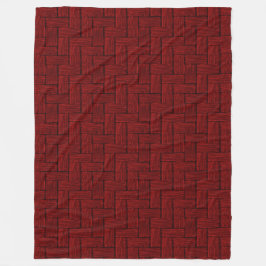 Block Ruby Fleece Blanket