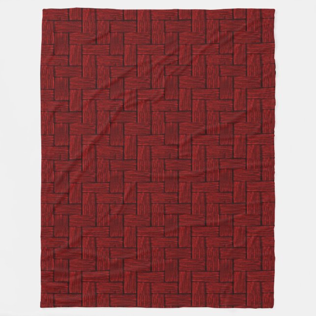 Block Ruby Fleece Blanket (Framsidan)