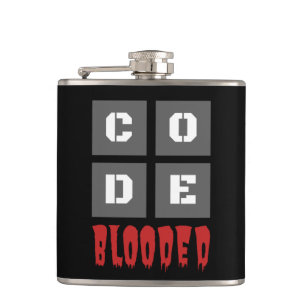 Blockad kodad datorprogrammerare - lustigt fickplunta