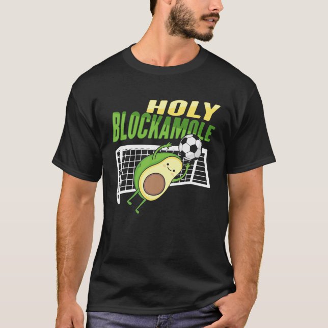 Blockamoldesign för heligor för fotbollsmålare t shirt (Framsida)