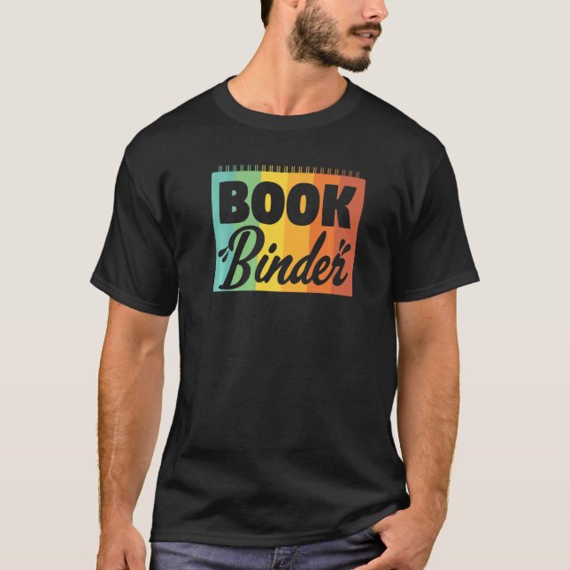 Blockbindningsläsare för Coola Binder College för  T Shirt (Framsida)