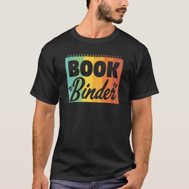 Blockbindningsläsare för Coola Binder College för  T Shirt (Framsida)