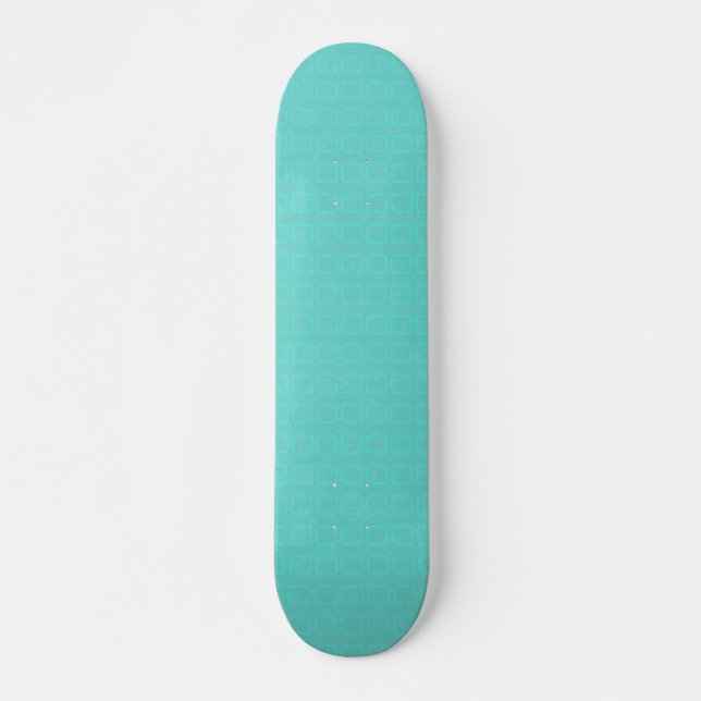 Blockblock av blåsbubblor mönstrad Skateboard Bräda 20 Cm (Framsida)