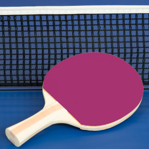 Blockbröllopsinbjudan till Färg i fetstil - Magent Pingisracket