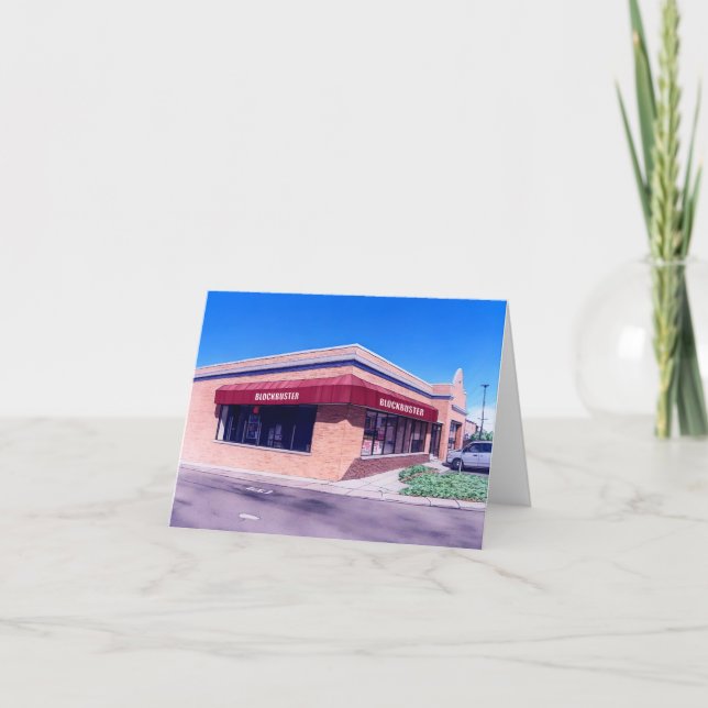 Blockbuster Brennan Station Raleigh NC Notecard Kort (Framsida)