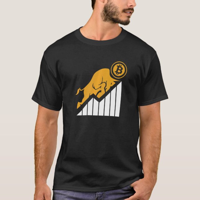 Blockchain Crypto Crypto Currency Crypto Trader Bi T Shirt (Framsida)