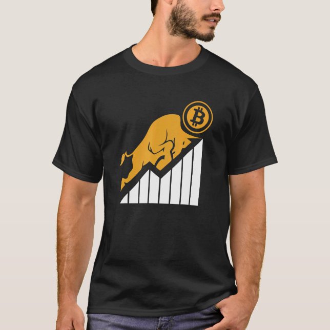 Blockchain Crypto Crypto Currency Crypto Trader Bi T Shirt (Framsida)