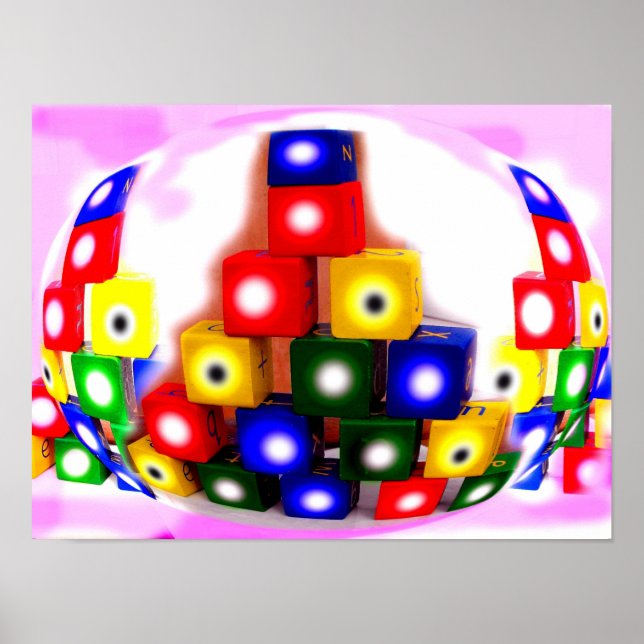 Blockens värld poster (Framsidan)