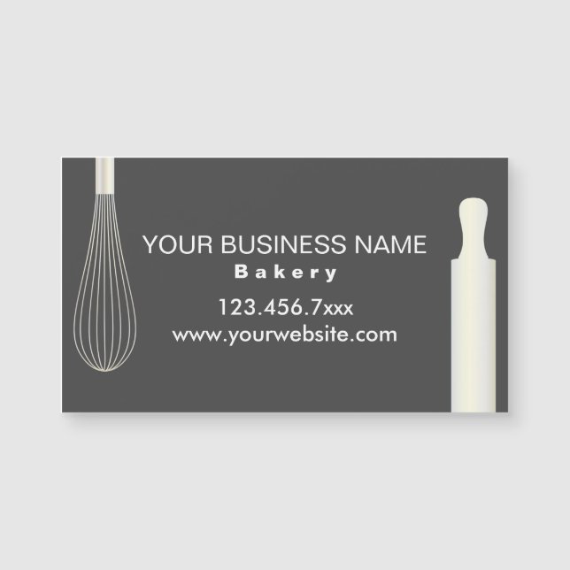 Blockera Affärskort-magneter i bakverk (Framsida)