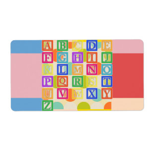 Blockera Brev-etikett Fraktsedel