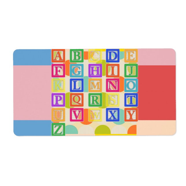 Blockera Brev-etikett Fraktsedel (Framsidan)