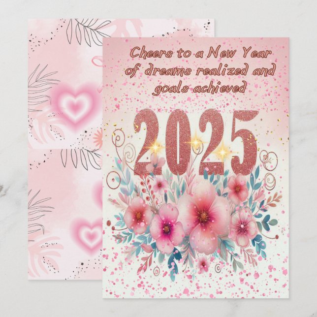 Blockera drömmar 2025 julkort (Fram/baksida)