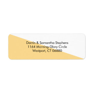 Blockera färg - Adressetiketter med liten Anpassni Returadress Etikett