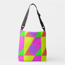 Blockera färg Bold Retro-utskrift för återanvändni