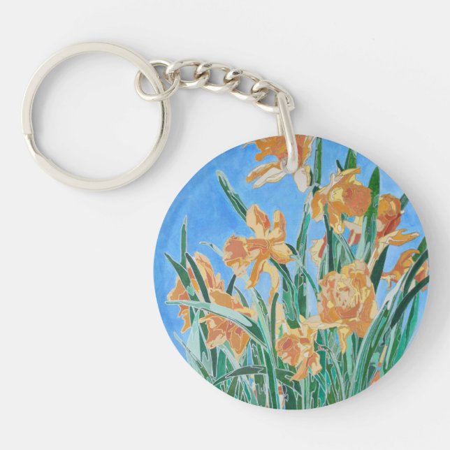 Blockera Golden Daffodils Bold Line Art (Framsidan)
