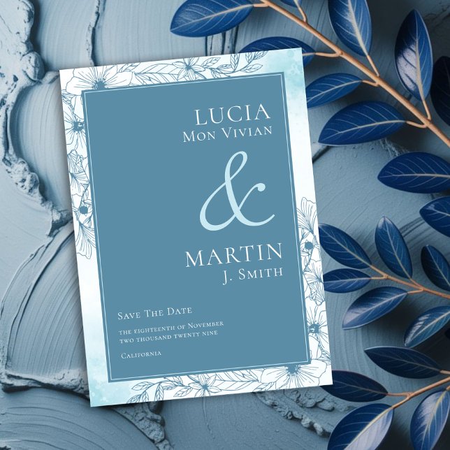 Blockera i vintern Spara datumet Inbjudningar (Skapare uppladdad)