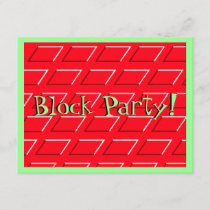 Blockera inbjudan till Party Streets Avenue Grid M