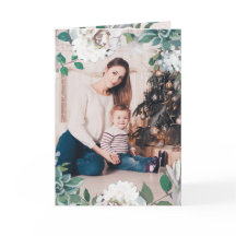 Blockera Jul-fotoport för Joy Blommigt