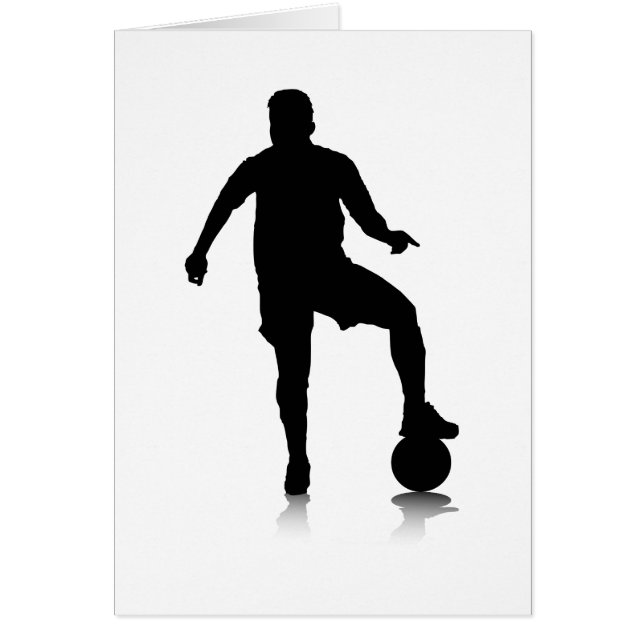 Blockera kickeren hälsningskort (Framsidan)