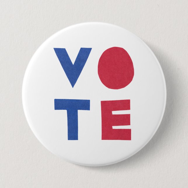 Blockera OMRÖSTNINGSKnapp för Brev Knapp (Framsida)