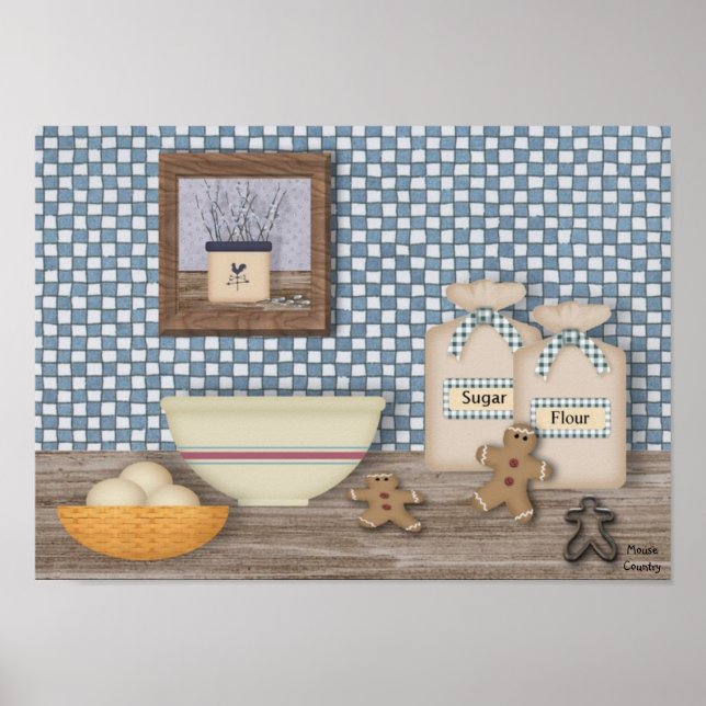 Blockera Pepparkaksgubbar Poster (Framsidan)