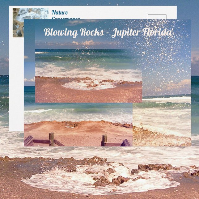 Blockera Sten Jupiter FL Photographic Vykort (Skapare uppladdad)