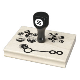 Blockera Trollspö för bubblor i regnbåge Stämpel