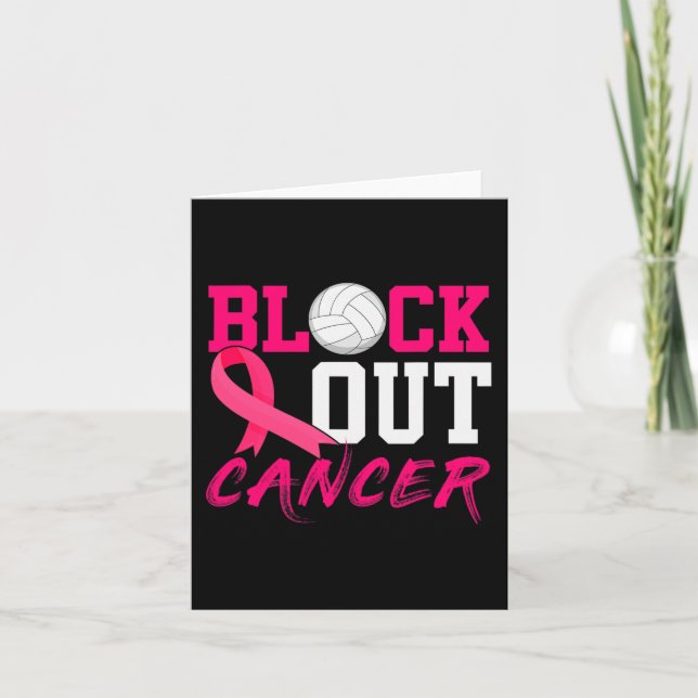 Blockera ut medvetandegraden om bröstcancer kort (Framsida)