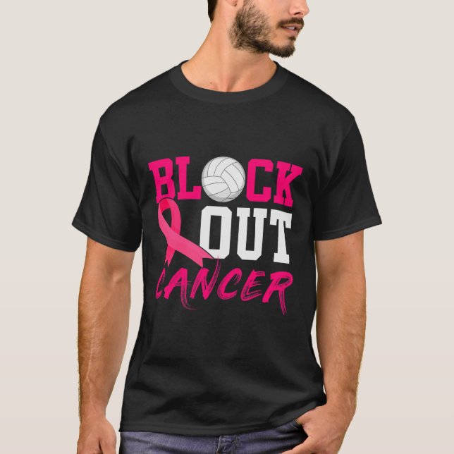 Blockera ut medvetandegraden om bröstcancer t shirt (Framsida)